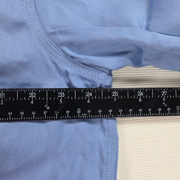 Carhartt Flame Resistant Dry Twill Long Sleeve Blue Work Shirt Men's Size Large - Picture 4 of 6